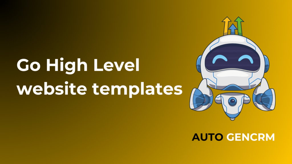 Go High Level website templates,