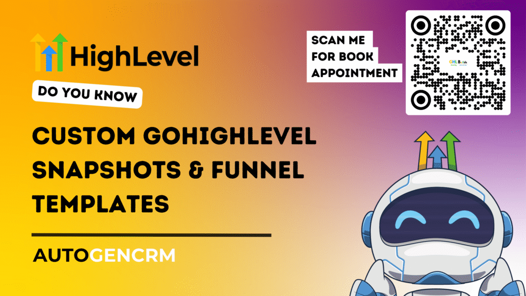Custom GoHighLevel Snapshots & Funnel Templates
