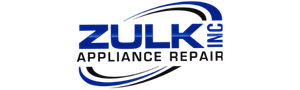 Zulke company electric blue neon style text logo