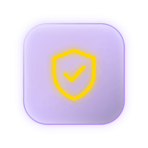Gift box with stars badge icon representing tested software
