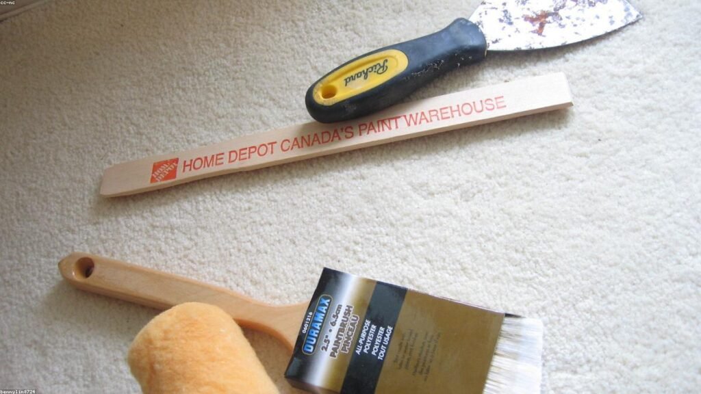 Home improvement tools wrench ruler and measuring tape for Home Depot affiliate program