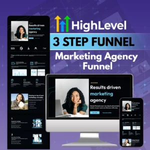 GoHighLevel Marketing Website Template | 1 Page GHL Funnel | Ready to Launch