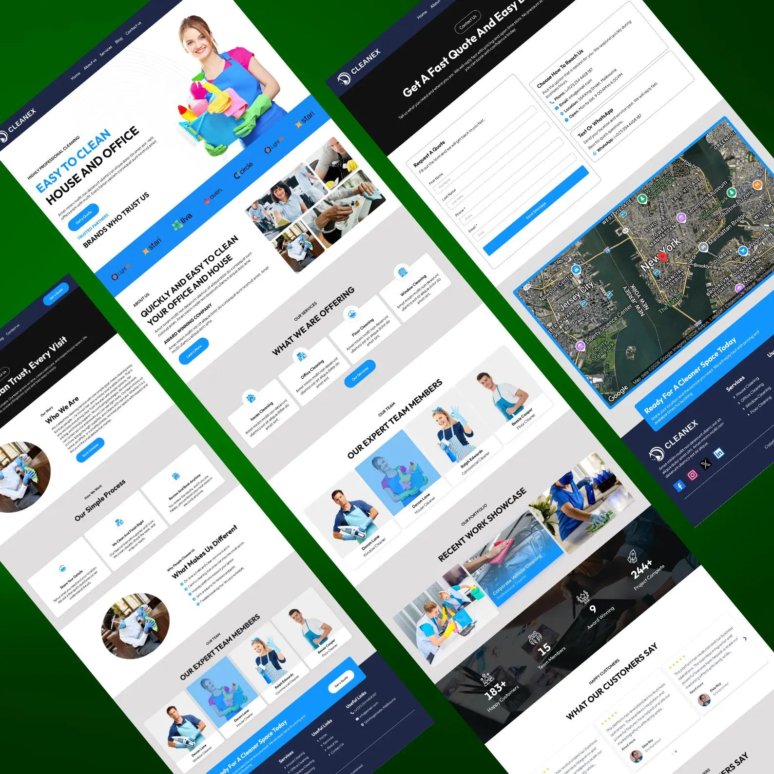 Cleaning Business GoHighLevel Website | 5 Pages | House Office Commercial | GHL Template | Cleaning - Image 2