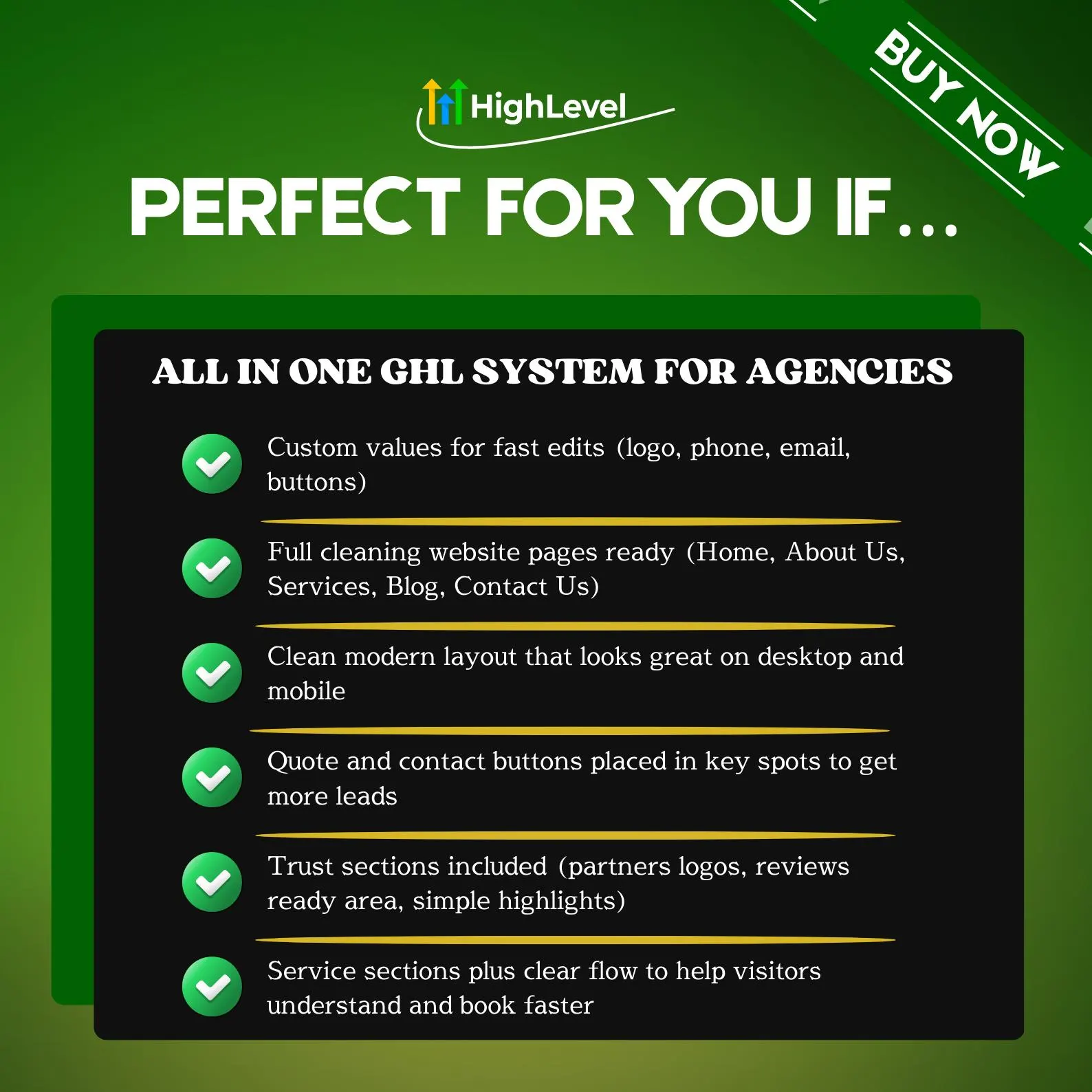 Cleaning Business GoHighLevel Website | 5 Pages | House Office Commercial | GHL Template | Cleaning - Image 3