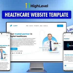 Healthcare GoHighLevel Website Template | Done For You | GHL Website Design