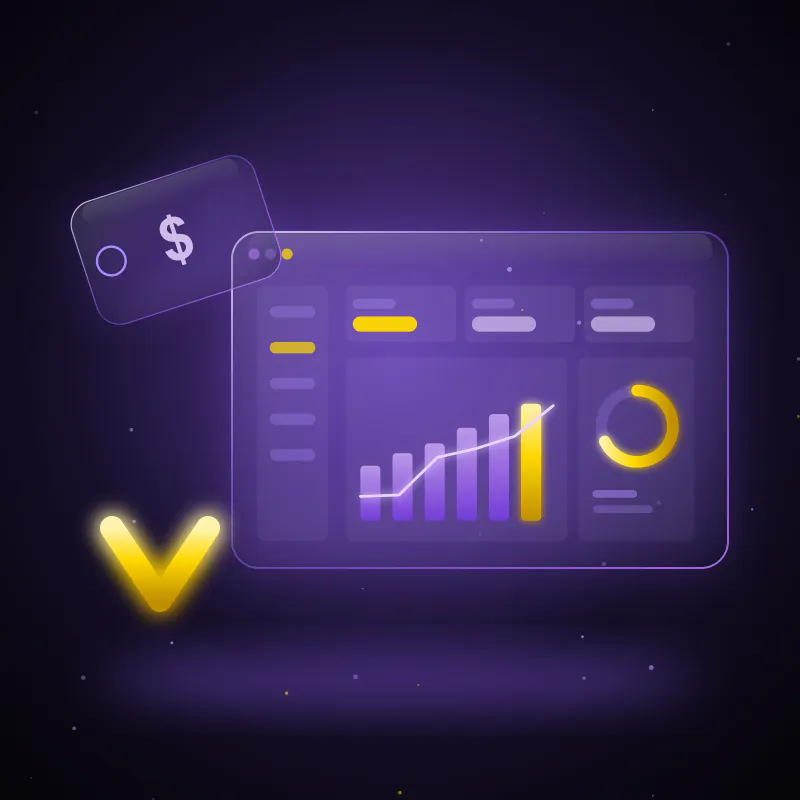 Illustration of GoHighLevel CRM software for marketing automation