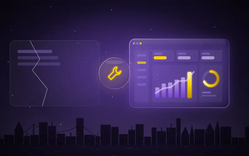 GoHighLevel CRM software interface with analytics