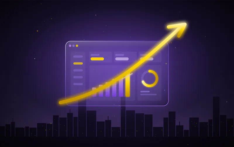GoHighLevel marketing dashboard with graphs and charts.