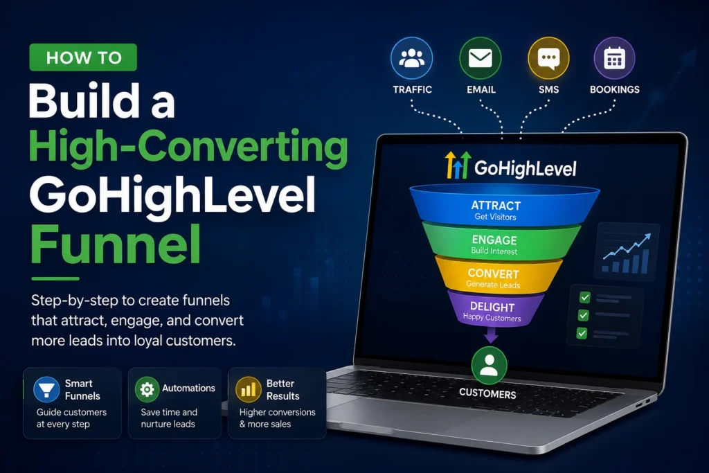 How to build a funnel in GoHighLevel