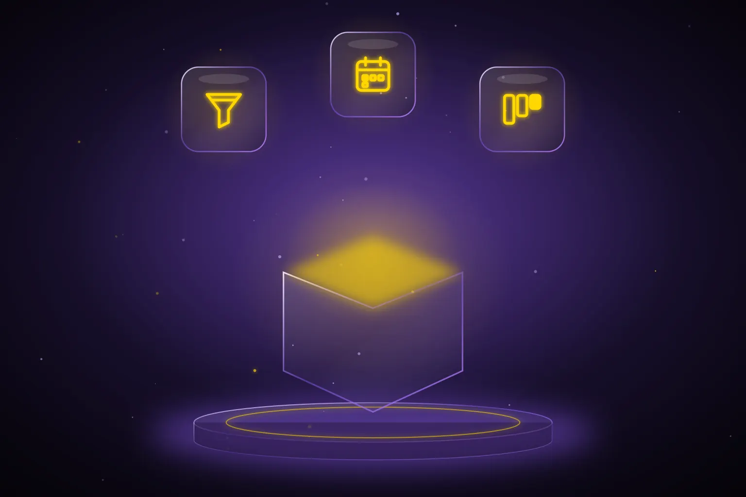 GHL snapshot for med spas with funnel, booking calendar and pipeline icons